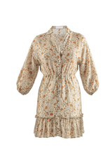 Vestido corto estampado