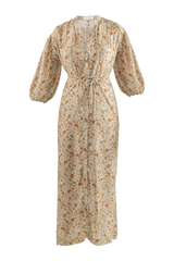 Vestido largo estampado