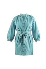 Vestido corto con bolsillos