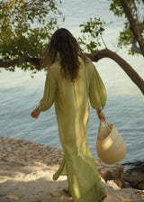 Vestido largo camisero