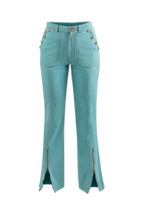 Pantalón vaquero con bolsillos y botones