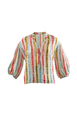 Blusa con mangas voluminosas