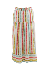 Falda midi estampada