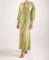 Vestido largo camisero