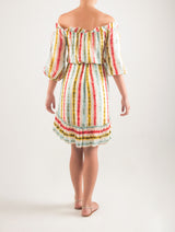 Vestido corto estampado