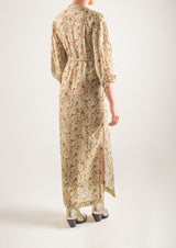 Vestido largo estampado