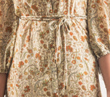 Vestido largo estampado