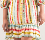 Vestido corto estampado