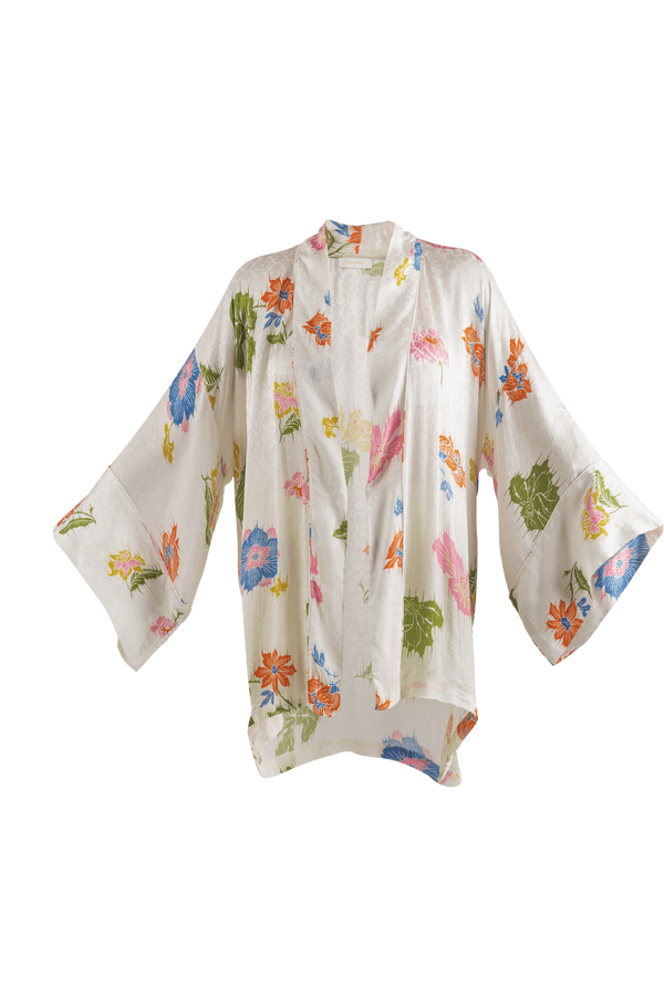 Printed kimono