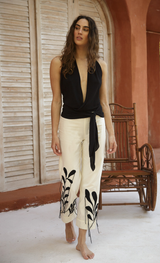 embroidered trousers